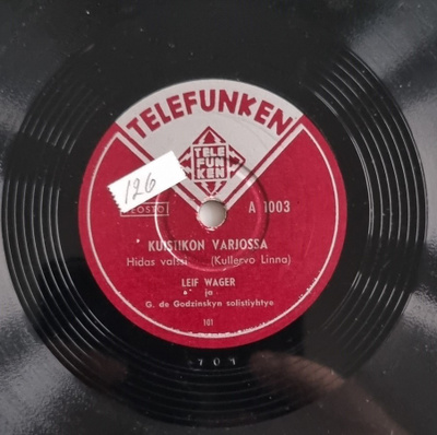 Savikiekko 1950 - Leif Wager - Telefunken A 1003