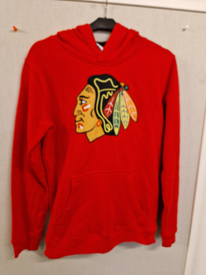 Chicago Blacks Hawks huppari koko Junnu L