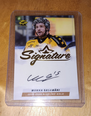 25-26 Blueline Signature Gold Miikka Salomäki /40 SaiPa