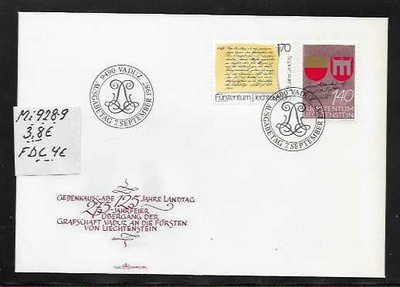 LIECHTENSTEIN Mi 928-9 luett. 3,8€  FDC  luett.4€