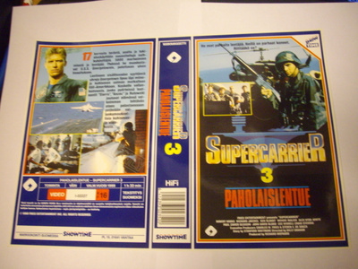 Vhs kansipaperi Fix - SUPERCARRIER 3 Paholaislentue