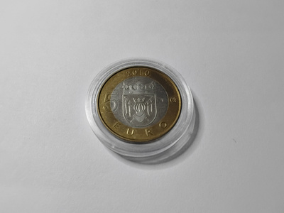 Suomi 5 euro 2010 unc Varsinais-Suomi