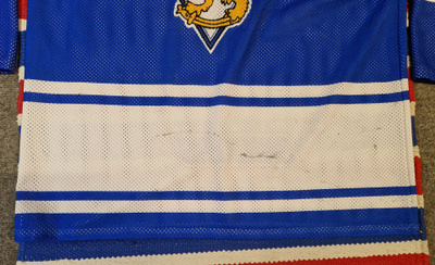 Jääkiekkomaajoukkueen fanipaita/pelipaita 26.1990 Luvulta