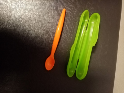 Tupperware pehmeä lusikka ja kotelo