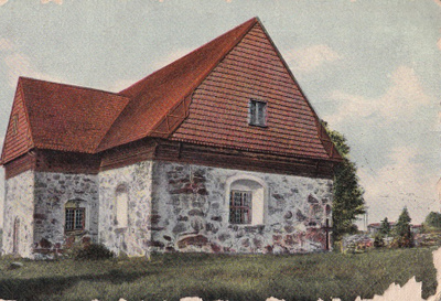 Messukylä, kirkko , wanhakortti , b641