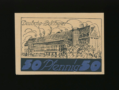 Saksa Notgeld 50 Pfennig, Leipzig 1921