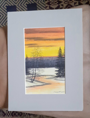 Juhani Laapotti "Metsämaisema"