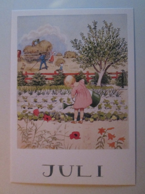 KULKEMATON ELSA BESKOW VUODEN SATU ÅRETS SAGA HEINÄKUU
