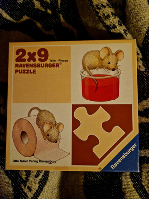 HIIRI PALAPELI 2×9. Ravensburger 1986