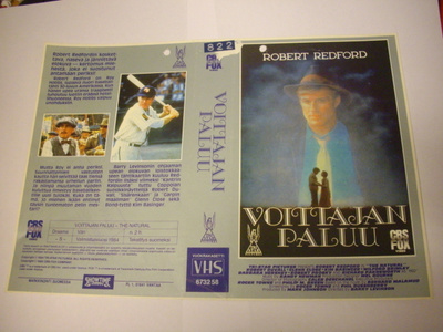 Vhs kansipaperi Fix - VOITTAJAN PALUU (Sis.postikulut)