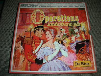 LP boxi kokoelma operettisävelmiä maailmalta