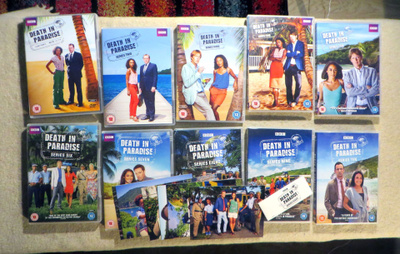 DEATH IN PARADISE -  Kaudet 1-10 - 29 DVD - 80 jaksoa - Engl