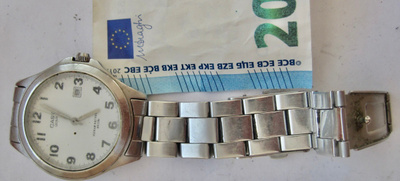 VANHA Kello Casio 10 v Paristo WR 50 m Vesitiivis