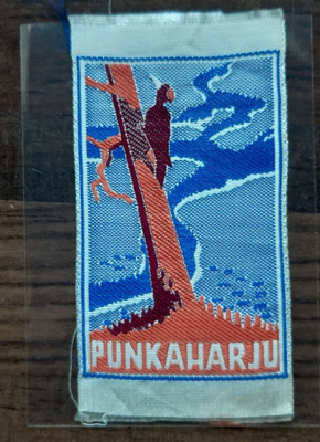 Punkaharju vintage kangasmerkki harvinainen
