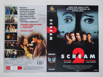 VHS Scream 2–kansipaperi
