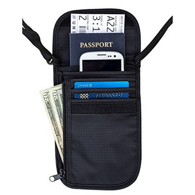 Benson Matka Lompakko / Travel Wallet, 17,5x14cm, musta UUSI