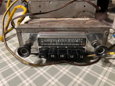 Blaupunkt Frankfurt autoradio Germany 60 luvun