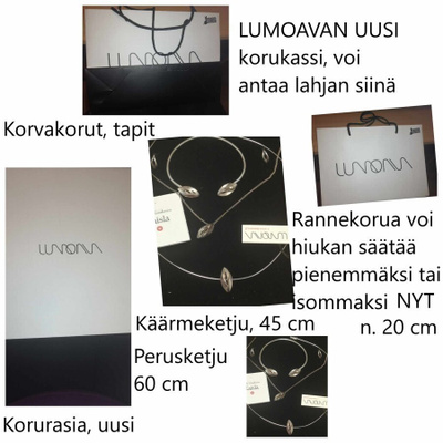LUMOAVA KAISLA 3 korua RIIPUS, RANNEKORU, KORVAKORUT