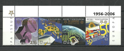 BOSNIA-HERTSEGOVINA (kro) EUROPA CEPT eurooppa-sarja 2006 **