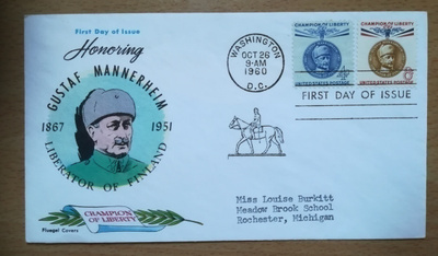 Mannerheim 4c 8c1960