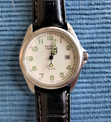 Leijona Quartz miesten kello (10 ATM-Saphire lasi)