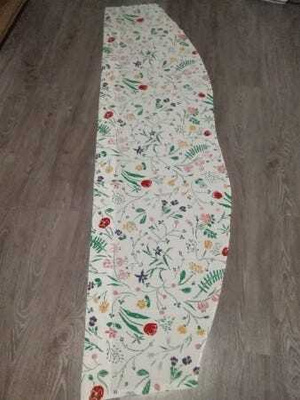 Värikäs verhokappa 220x60-35cm