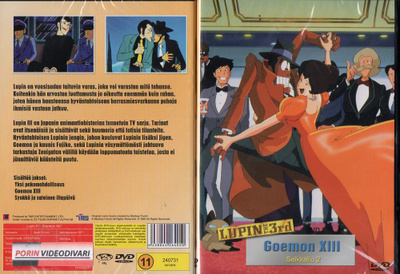 Lupin The 3Rd Goemon Xiii (56 377) UUSI -FI- DVD suomik.