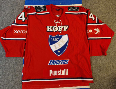 HIFK Kim Hirschovits 2011-2012 Game Worn