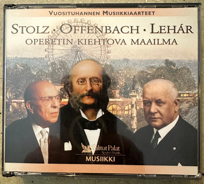 [CD] STOLZ • OFFENBACH • LEHAR - OPERETIN KIEHTOVA MAAILMA