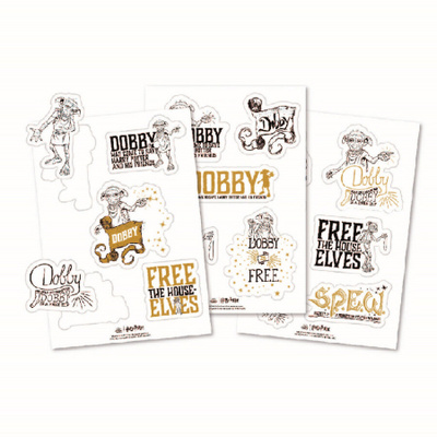 HARRY POTTER DOBBY STICKER SHEET	(18 299)	15 stickers