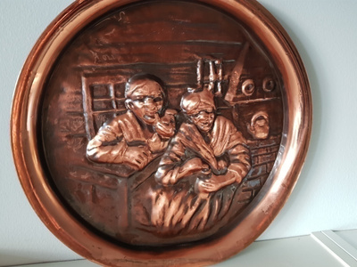 Kuparitaulu / Kuparipakotustyö / Taulu kuparia