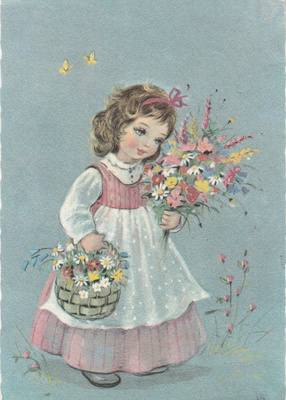 Postikortti, ONNITTELUKORTTI, vanha, numero R2093