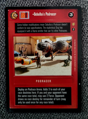 SW CCG - Sebulba's Podracer