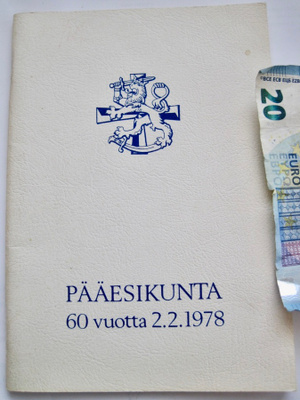 VANHA VIko Pääesikunta 60 v 1978.
