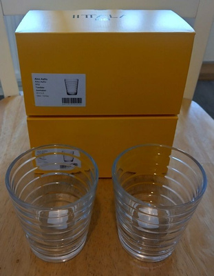 IIttala Aino Aalto 1932 Tumbler kirkkaat juomalasit 2-4 kpl