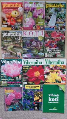 Puutarhalehtiä 11 kappaletta