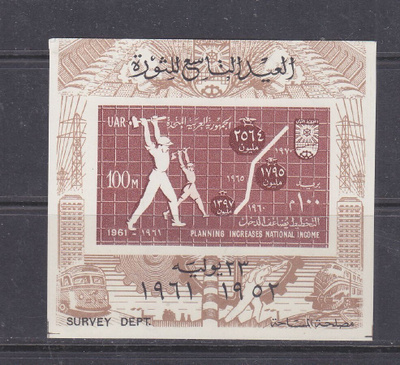 Egypti UAR 1961  blokki