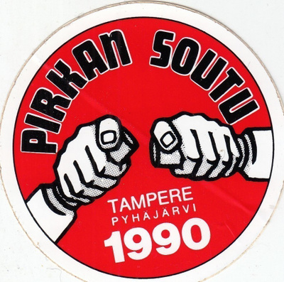 Tampere, Pirkan Soutu  1990  tarra  p220
