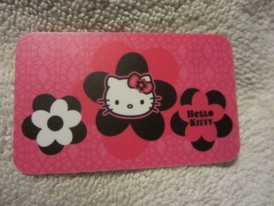 Hello Kitty Keräilykortti muovia