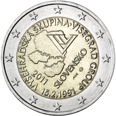 Slovakia 2011 2 € Visegrad UNC