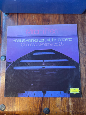 Sibelius, Chausson - Violin Concerto lp