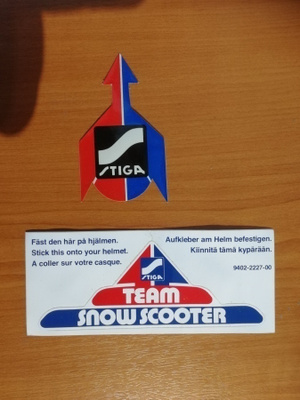 Stiga mainostarrat 2 kpl