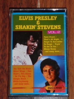 C-kasetti - Elvis Presley & Shakin' Stevens - Vol 2  1986 NM