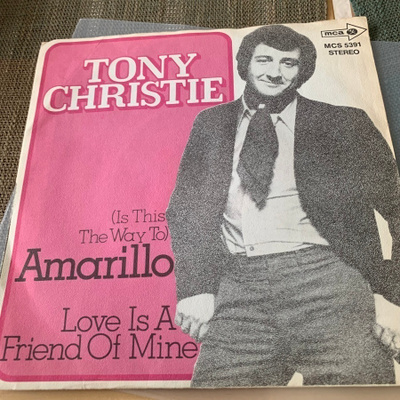 TONY CHRISTIE: Amarillo * Live Is A Friend… * GER 1971