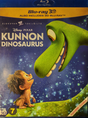 KUNNON DINOSAURUS BLU-RAY 3D SUOMIPUHE