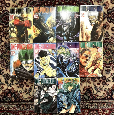 One Punch Man manga 1-10