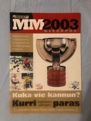 MM2003; Jääkiekkolehden Kisaopas.