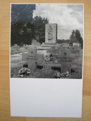 VANHA Valokuva Sankarihaudat Askainen 1940-l