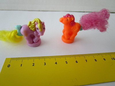 Vintage My Little Pony G1, Petite Ponytail Ponies, 2 kpl