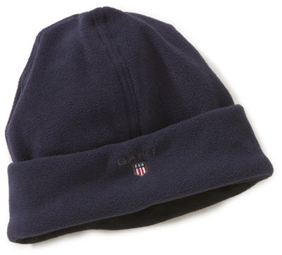 GANT tummansininen FLEECEHATTU koko 48 cm UUSI